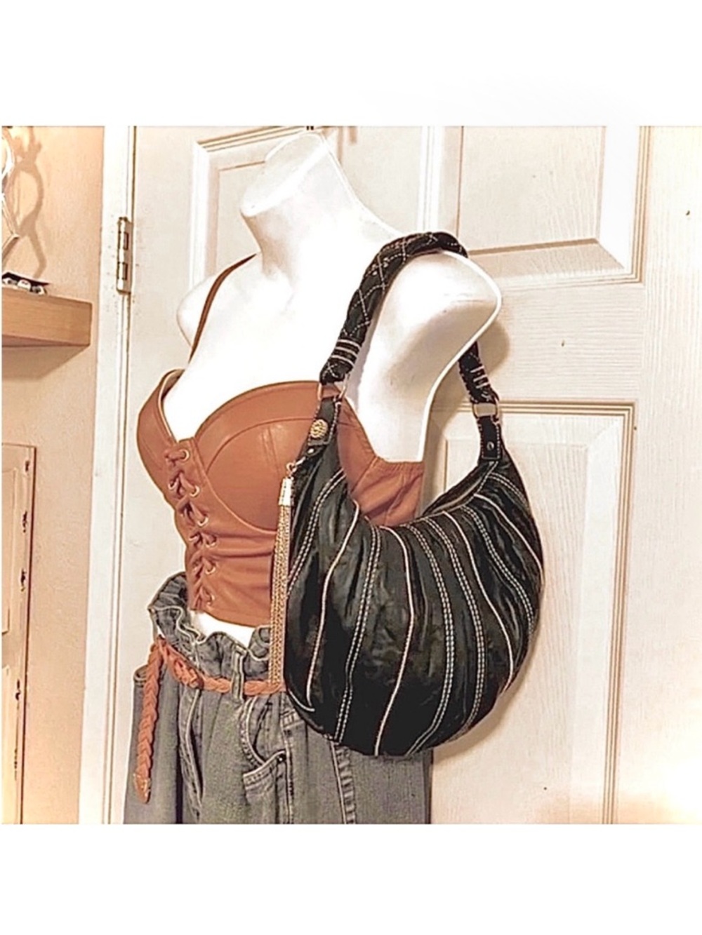 Laundry by Shelli Segal Lambskin Leather